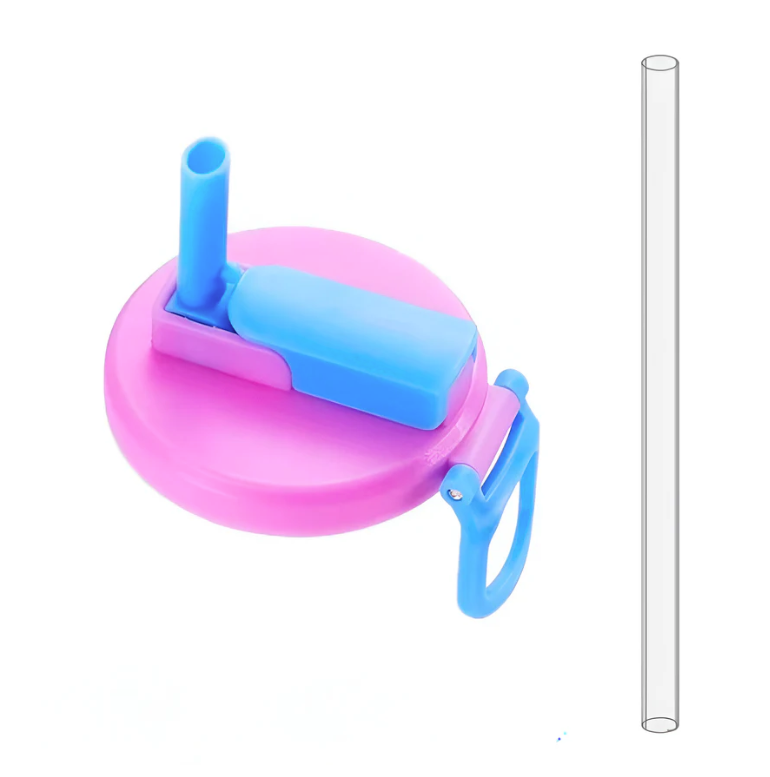 LidSnap™ Soda Can Lid + Straw