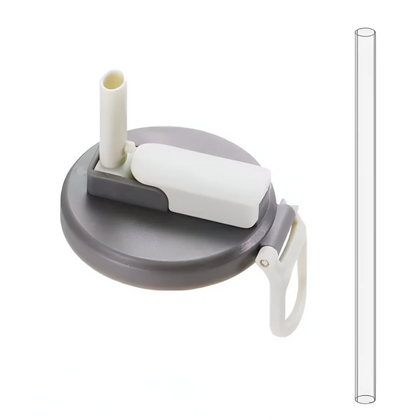 LidSnap™ Soda Can Lid + Straw