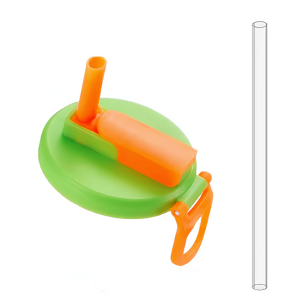 LidSnap™ Soda Can Lid + Straw